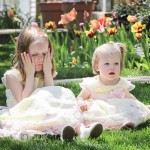 This picture is one that I took of my nieces on Easter 2 years ago. It has nothing to do with Jodi's post except that I can imagine my niece saying "It's not fair!"